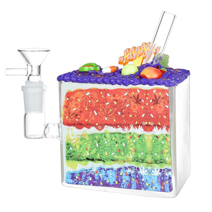 Dabtized Cake 'n' Bake Glass Water Pipe - 5.5" / 14mm F