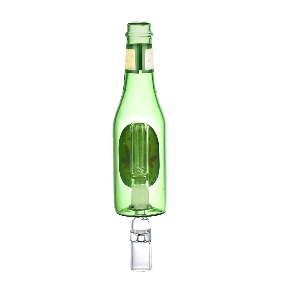 Dabtized Beer Burner Dab Straw & Dry Herb Pipe - 7.75" / 10mm F / Designs Vary