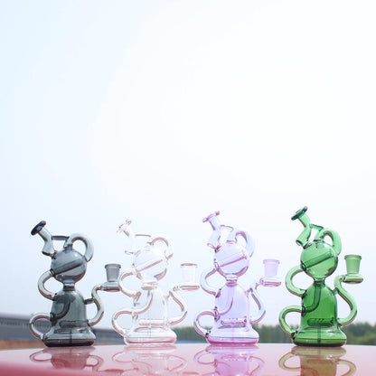 Recycler Style Mini Water Pipe 2.7"