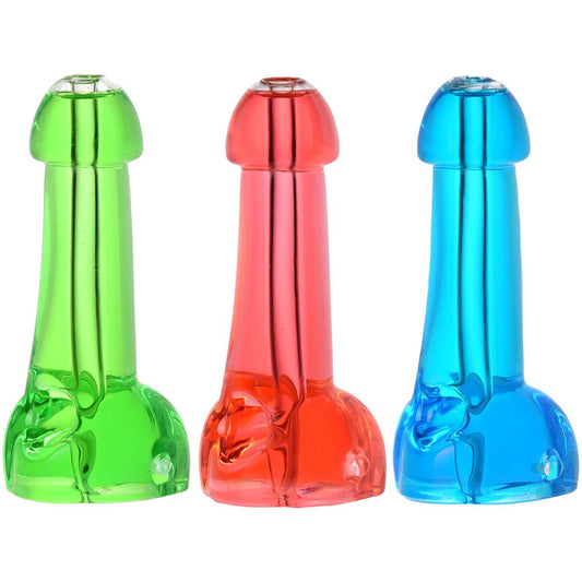 Cold Member Glycerin Hand Pipe - 5.5" / 4ct