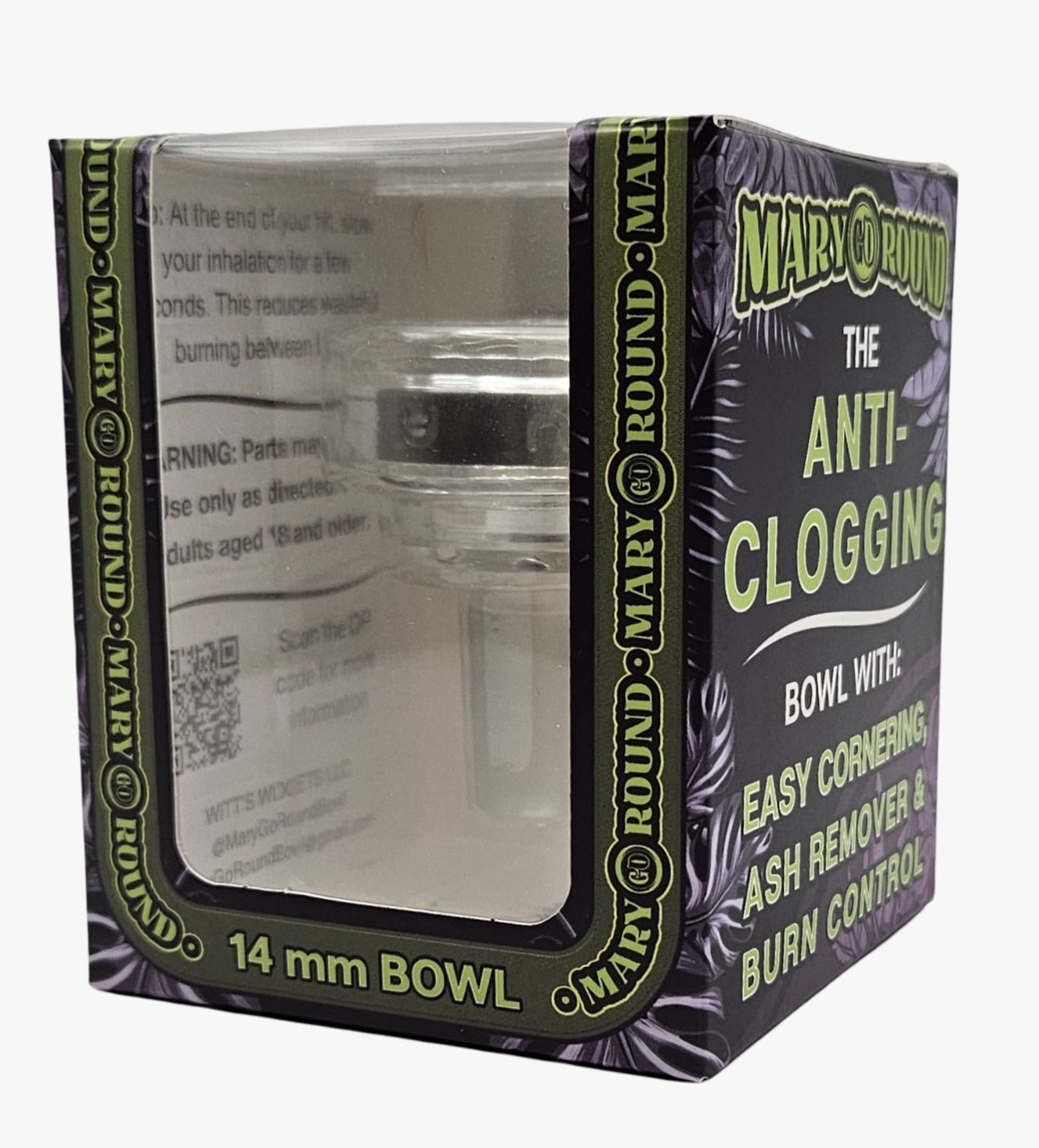 Mary Go Round - 14mm Bong Bowl With Anti-Clog Tech & Easy-Clean Design