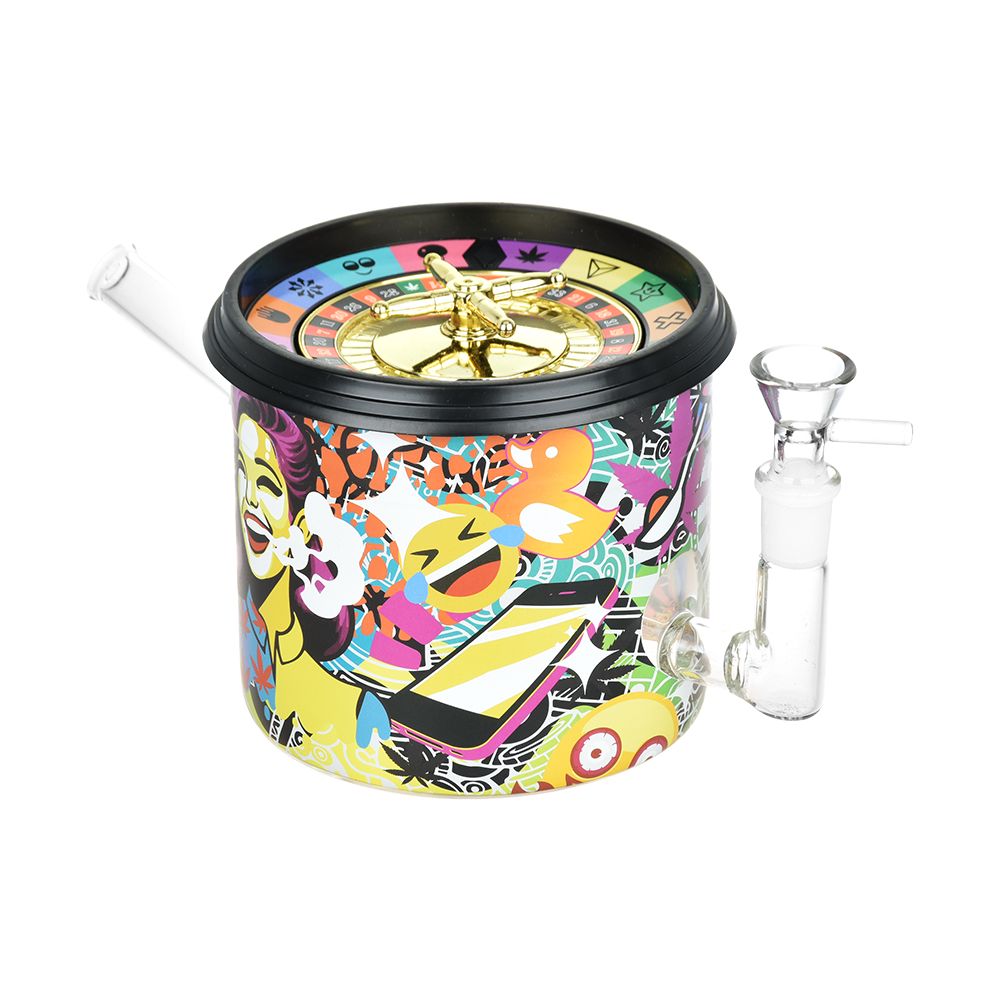 Dabtized Puff'N'Play Roulette Game Dab Rig | 8.75" | 14mm F