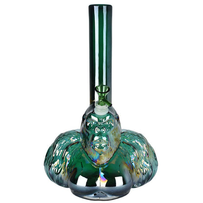 Iridescent Gorilla Soft Glass Water Pipe - 14"