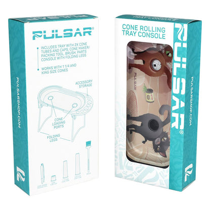 Pulsar Elevated Cone Rolling Tray Console | 9.25"x4.25"