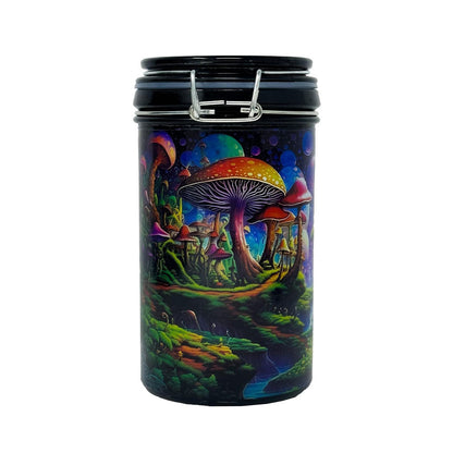 TRIPPY MUSHROOM STORAGE JAR