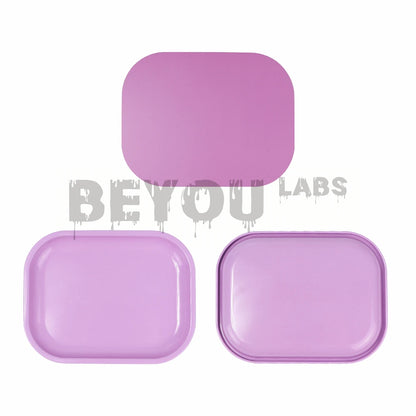 Household Metal Tray Rolls Tobacco Container Hand Rolled Smoking Accessories Storage Trays Various Patterns 18x14cm