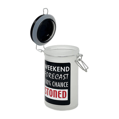 WEEKEND FORECAST STORAGE JAR