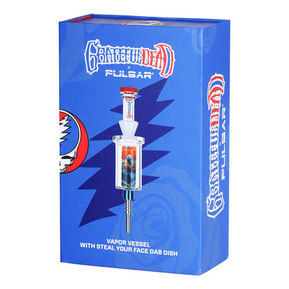 Grateful Dead x Pulsar Inside Print Vapor Vessel & SYF Dab Dish - 9.25" / Boxer